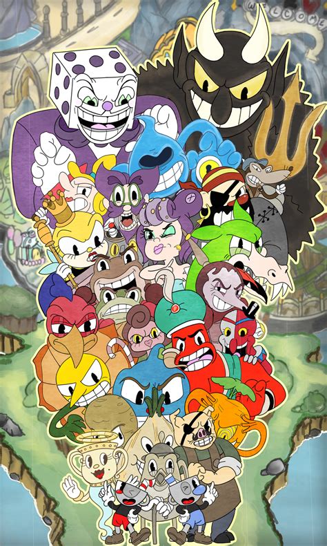 cuphead characters|All Cuphead characters .